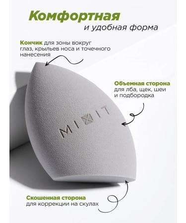MIXIT Illuminating Foundation and Makeup Sponge - Buy Online on GoSupps.com