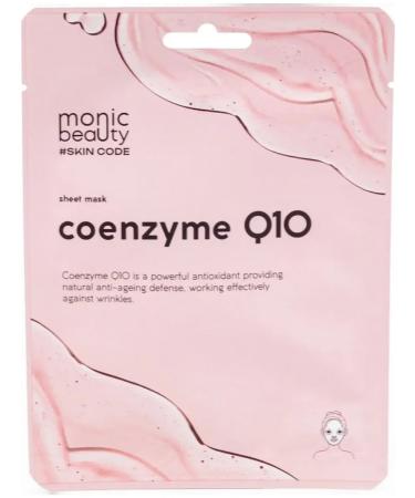 MONIC BEAUTY Facial face mask Skin Code Coenzyme Q10 25 ml 2 pcs - Buy Online on GoSupps.com