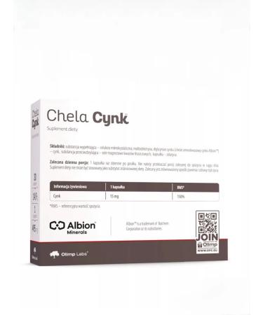 Olimp Sport Nutrition Zinc Helat Chela - ZINC for immunity - Buy Online on GoSupps.com