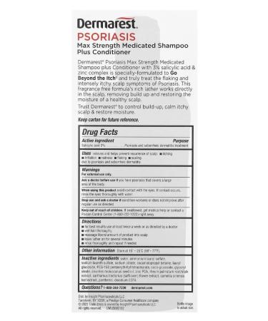 Dermarest Therapeutic shampoo and air conditioning from psoriasis 236 ml - Buy Online on GoSupps.com