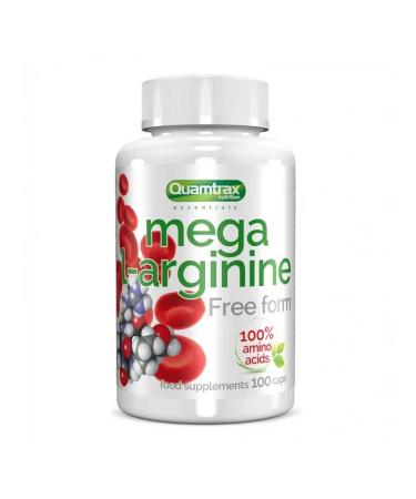 Quamtrax Nutrition Amino acid Arginine Mega L-Arginine 100 Pamping capsules