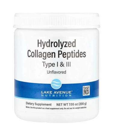 Lake Avenue Collagen Peptides Type 1 & 3 Collagen Peptides 200g - Buy Online on GoSupps.com