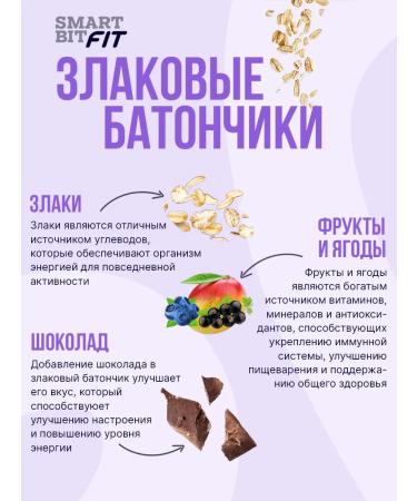 SMARTBIT Baked cereals of blueberries Fit 15pcs - Buy Online on GoSupps.com