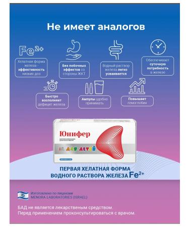 MENORA Labs Iron HEALAT UNIFER (UNIFER) for hemoglobin - Buy Online on GoSupps.com