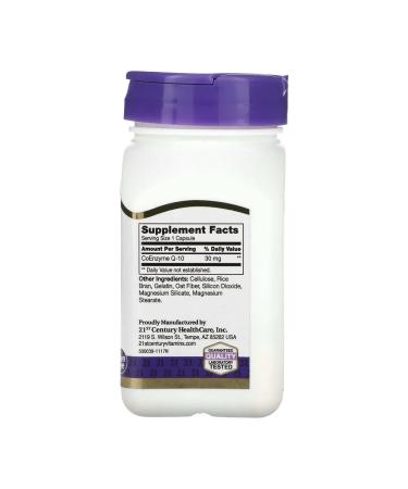 21st Century Coenzyme CO Q-10 30 mg 45 capsules - Buy Online on GoSupps.com