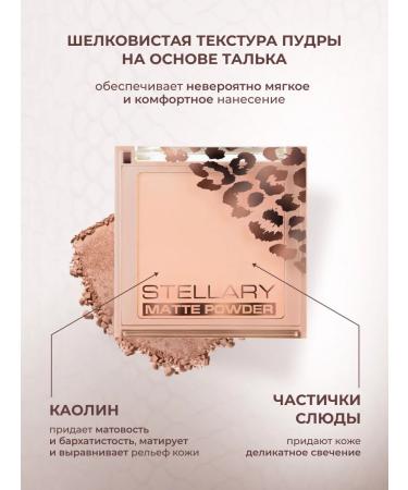 Stellary Facial powder compact matting Stellari Soft Matte 02 - Buy Online on GoSupps.com