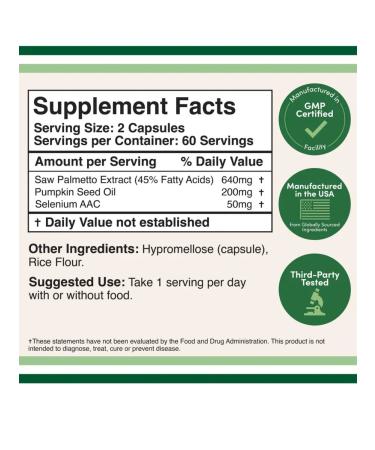 Double Wood Supplements Prostate Support Prostate Support 120 Capsules - Buy Online on GoSupps.com