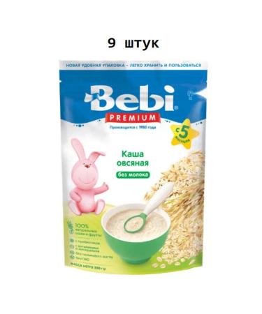 Bebi Premium Small -bearing porridge oatmeal from 5 months 9 pieces of 200 grams
