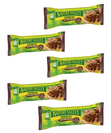 Nature Valley A bar with oatmeal and dark chocolate 42 g (5 pcs.) - Buy Online on GoSupps.com