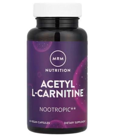 MRM Nutrition Acetyl L-Carnitine Acetyl-L-Carnitine 60 capsules