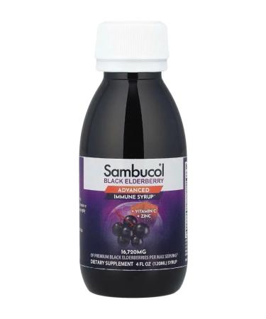 Sambucol Black elderberry sir with vitamin C and zinc 120 ml - Buy Online on GoSupps.com