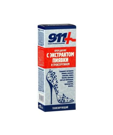 911 "Feet cream with leech and troxerutine 85 ml" - Buy Online on GoSupps.com