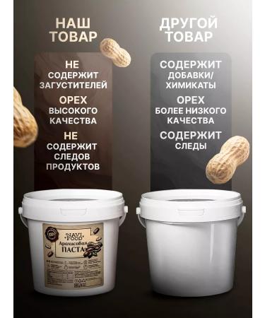 Navifood Arachis paste without sugar useful sweetness 1 kg - Buy Online on GoSupps.com