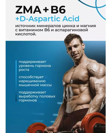 VitaMeal ZMA Zinc Magnesium B6 Testosterone Booster for Men - Buy Online on GoSupps.com