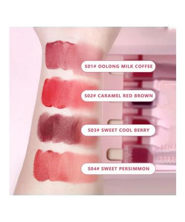 Lipstick matte liquid moisturizing set 4 pcs - Buy Online on GoSupps.com