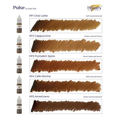 Hanafy Pigment for powdery eyebrows 2 Cappuccino 5 ml - Buy Online on GoSupps.com
