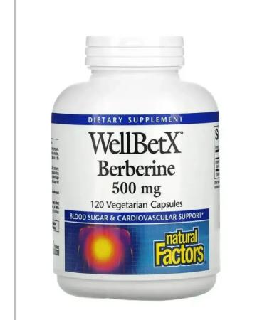 Natural Factors Wellbetx weight loss tablets Berberine 500 mg - Buy Online on GoSupps.com