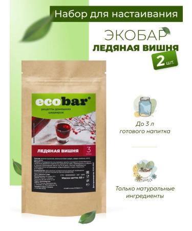 Tincture for moonshine EcOBAR (ECOBAR) Ice Cherry 2 pcs