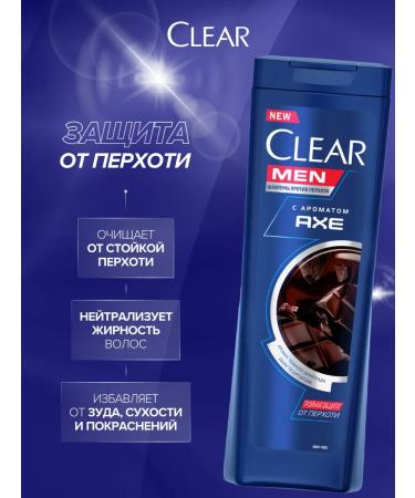 clear Shampoo Ax Dark Temption 2x380 ml of men's - Buy Online on GoSupps.com