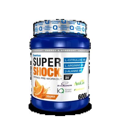 Quamtrax Nutrition Super Shock Preventive complex 600 grams of orange