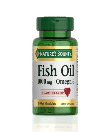 Nature's Bounty Fish oil omega-3 capsules 1000 mg 50 pcs