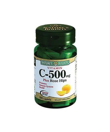 Nature's Bounty Vitamin C 500 mg and rose hips 100 pcs