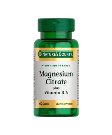 Nature's Bounty Magnesium Citrate with vitamin B6 60 pcs