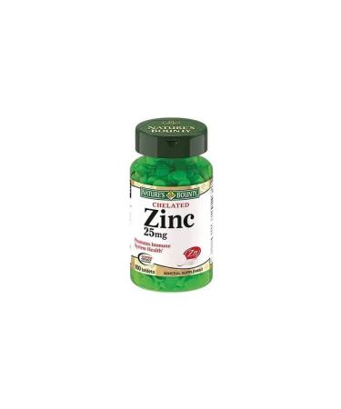 Nature's Bounty HEALT Zinc tablets 25 mg 100 pcs