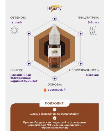 Hanafy Pigment for eyebrow permanent No. 4 Mayfair 5 ml - Buy Online on GoSupps.com