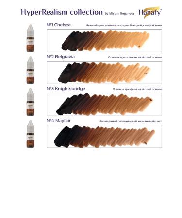 Hanafy Pigment for eyebrow permanent No. 4 Mayfair 5 ml - Buy Online on GoSupps.com
