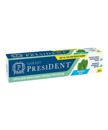 PRESIDENT Garant cream for fixing dentures with M-4pcs
