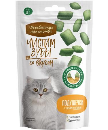 Country delicacies A delicacy of a pillow with a cream of chicken for cats 30g 4 pcs - Buy Online on GoSupps.com