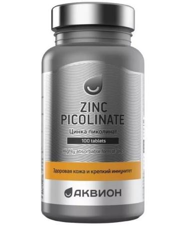AKVION Zinc Picoline 100 pcs. 460 mg-1 pound tablets