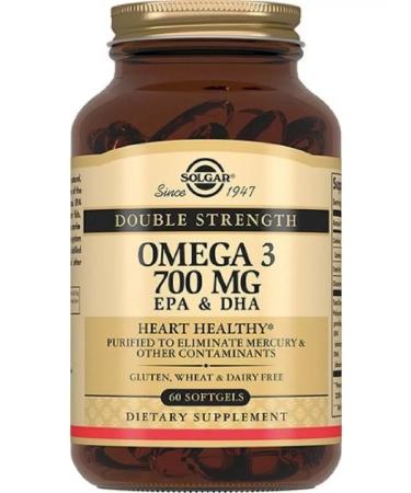 Solgar Double Omega-3 EPK DGK 60 pcs capsules-1 pcs