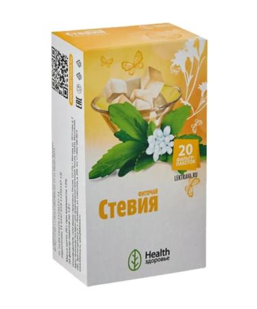Health Stevia tea filter packages 20 pcs. - Buy Online on GoSupps.com