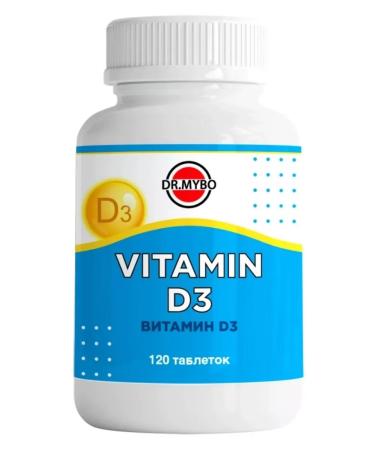 DR MYBO Vitamin D3 120 tab. 2 units - Buy Online on GoSupps.com