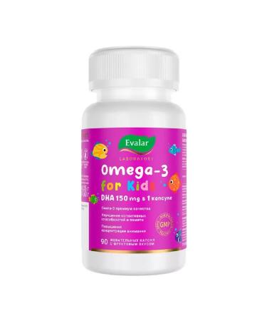 Baby Evalar Omega-3 dgk chewing capsules 90 pcs cap-1pcs