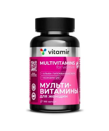 Vitamir Multivitamins for women 100 caps. 714 mg-1p