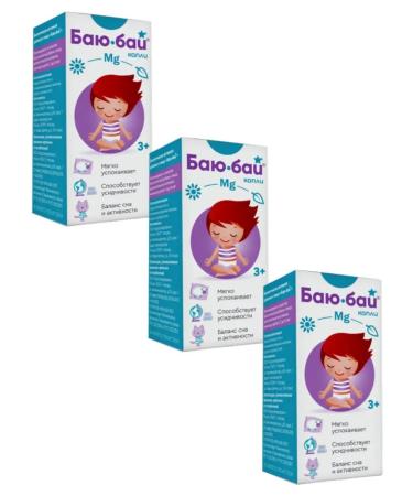 Kurortmedservice Bai-Buy Sedding drops for children 3+ 50 ml 3 pcs