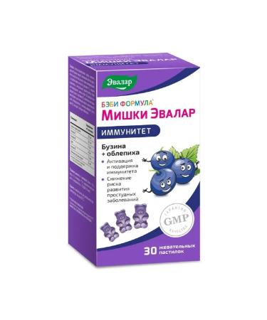 Evalar Baby Formula Mishka Immunity 30 pcs. pastilles 2.5 g