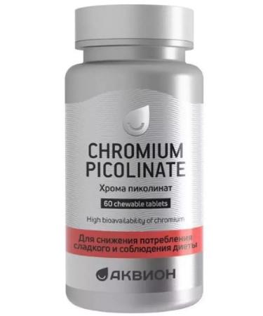 AKVION chromium picoline n60 table chews 0.45g-2pcs - Buy Online on GoSupps.com