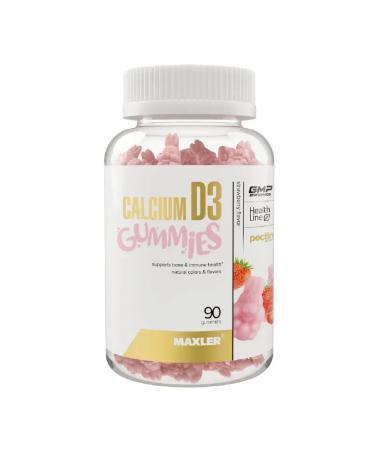 Maxler Calcium D3 Gammiz 90 Zhev confesses 2 g strawberries