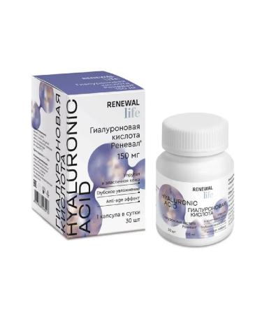 RENEWAL Hyaluronic acid reached capsules of 30 pcs. 266 mg -1 units - Buy Online on GoSupps.com