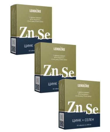 LEKOLIKE Zinc + selenium 40 tab. 3 units