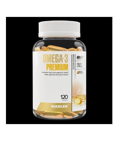 Maxler Omega-3 premium 120 pcs capsule weighing 1 3 g