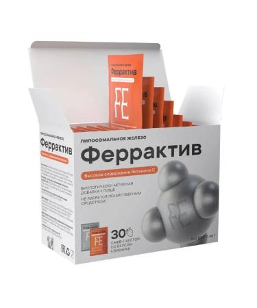 Ferraktiv strawberry flavor 30 sachets/1.5 g - 1 pc.