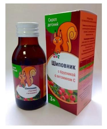 Rosehip syrup for children 100 ml - 4 pcs.