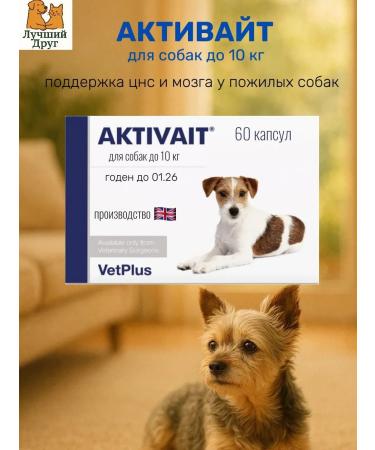 Zoetis Aktivait for dogs for cognitive functions 60 capsules