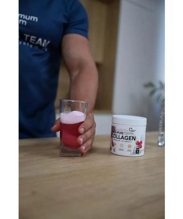 Optimum System Collagen + vitamin C 200g with cherry taste - Buy Online on GoSupps.com