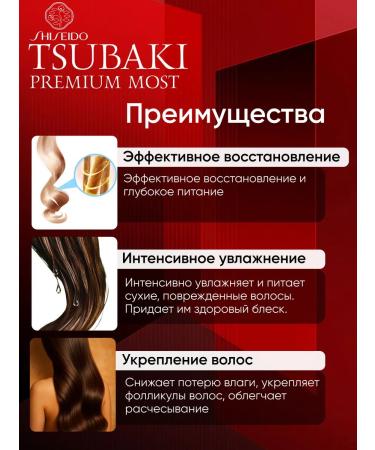 Tsubaki Premium shampoo and air conditioning 490 ml + 490 ml - Buy Online on GoSupps.com
